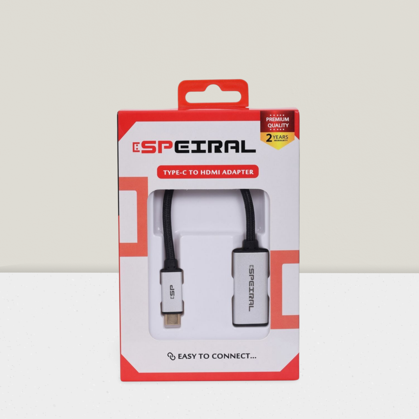 Speiral Usb Type-C To Hdmi Converter Adapter Cable 4K 60 Hz -Spcha 2 Speiral Usb Type-C To Hdmi Converter Adapter Cable 4K 60 Hz -Spcha - Image 2