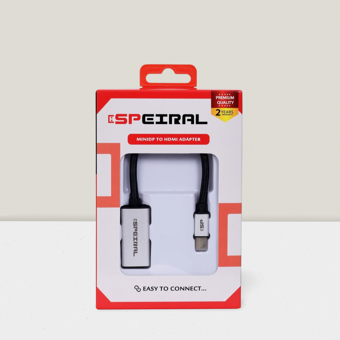 Speiral Mini Displayport(Mini Dp) To Hdmi 4K Converter Adapter Cable-Spmha 2 Speiral Mini Displayport(Mini Dp) To Hdmi 4K Converter Adapter Cable-Spmha - Image 2