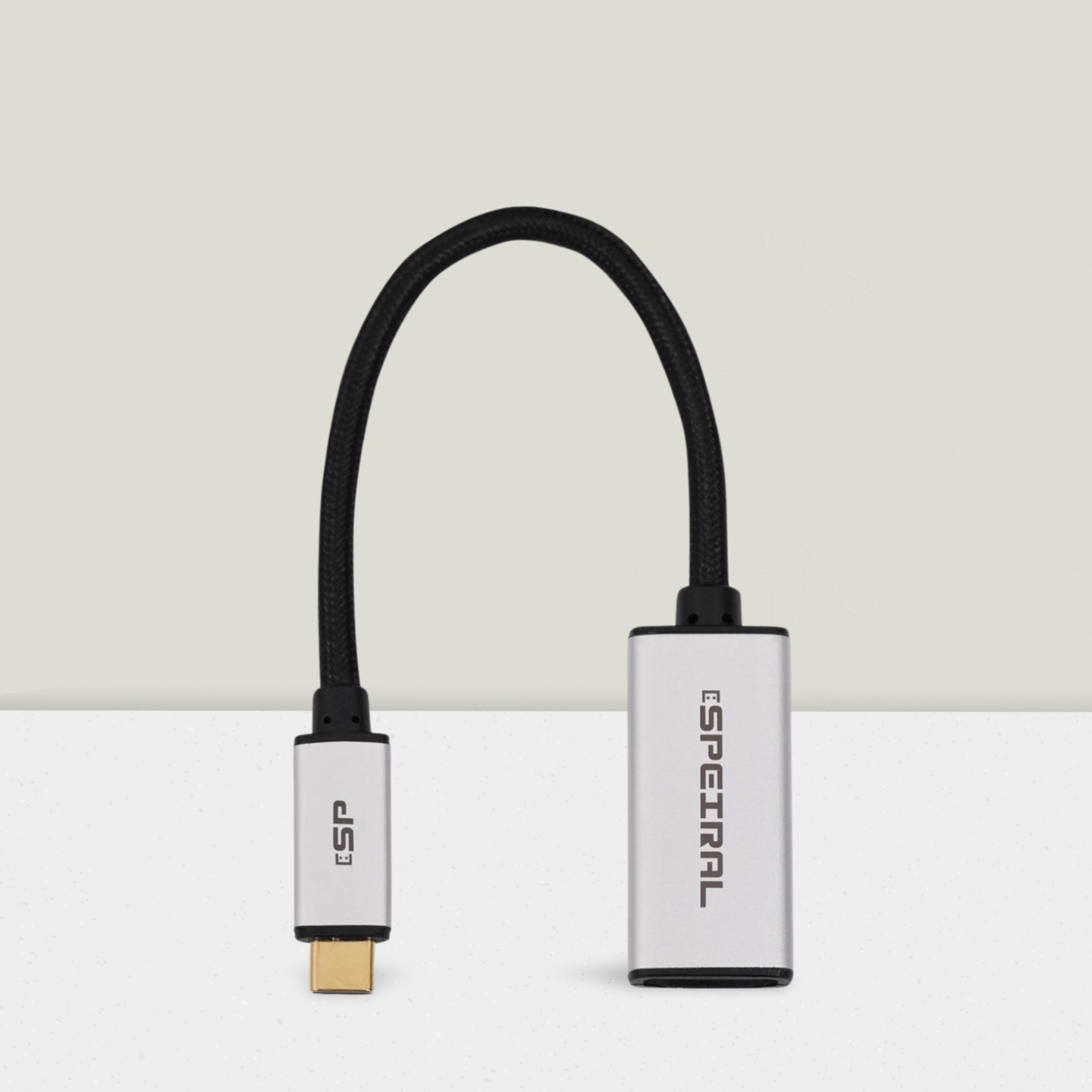 Speiral Usb Type-C To Hdmi Converter Adapter Cable 4K 60 Hz -Spcha 1 Speiral Usb Type-C To Hdmi Converter Adapter Cable 4K 60 Hz -Spcha