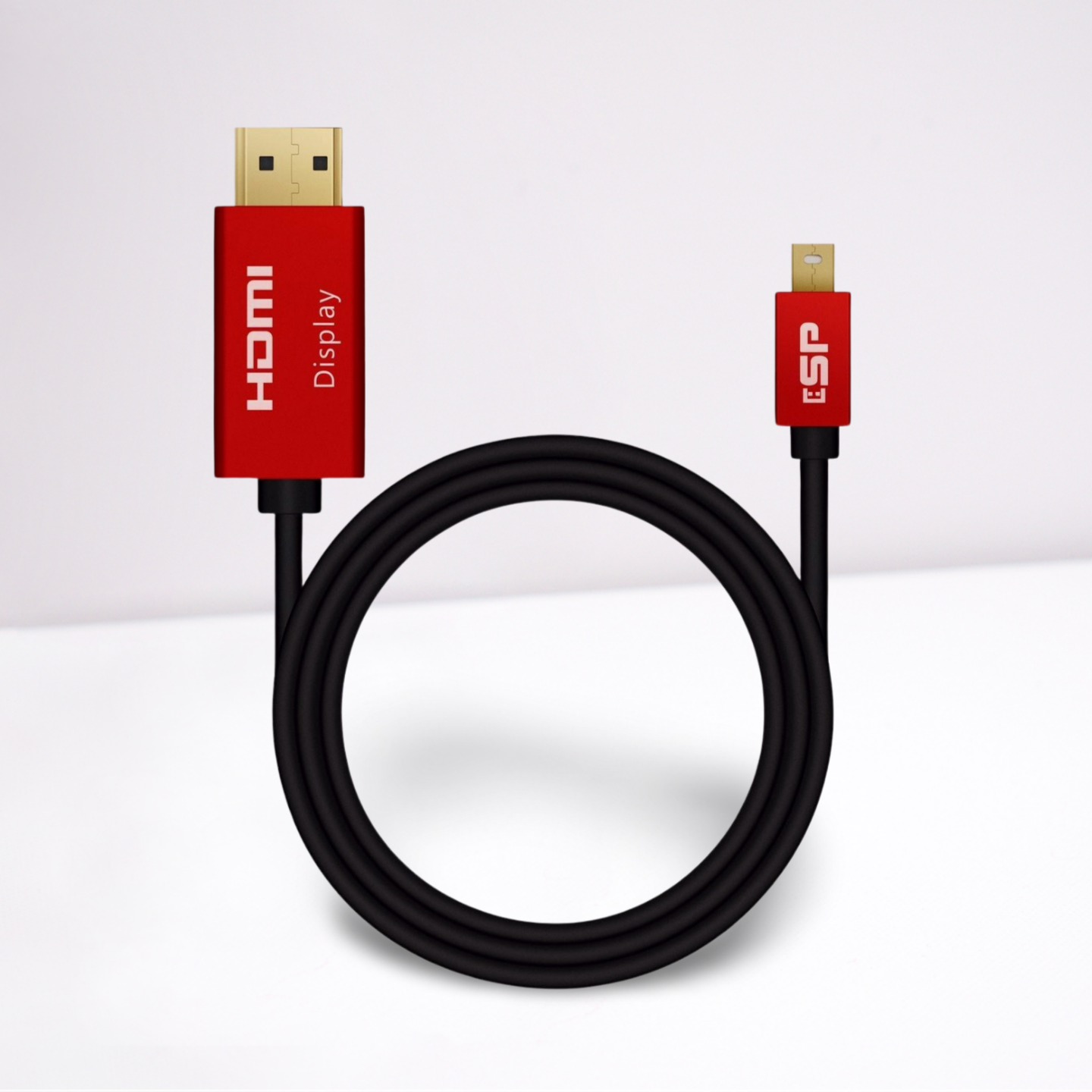 Mini Dp To Hdmi Cable Cable| 4K 60 Hz | Male To Male | Mini Displayport To Hdmi Video Cable Oxygen-Free Copper Cable |Gold- Plated Connector 2 Mini Dp To Hdmi Cable Cable| 4K 60 Hz | Male To Male | Mini Displayport To Hdmi Video Cable Oxygen-Free Copper Cable |Gold- Plated Connector - Image 2