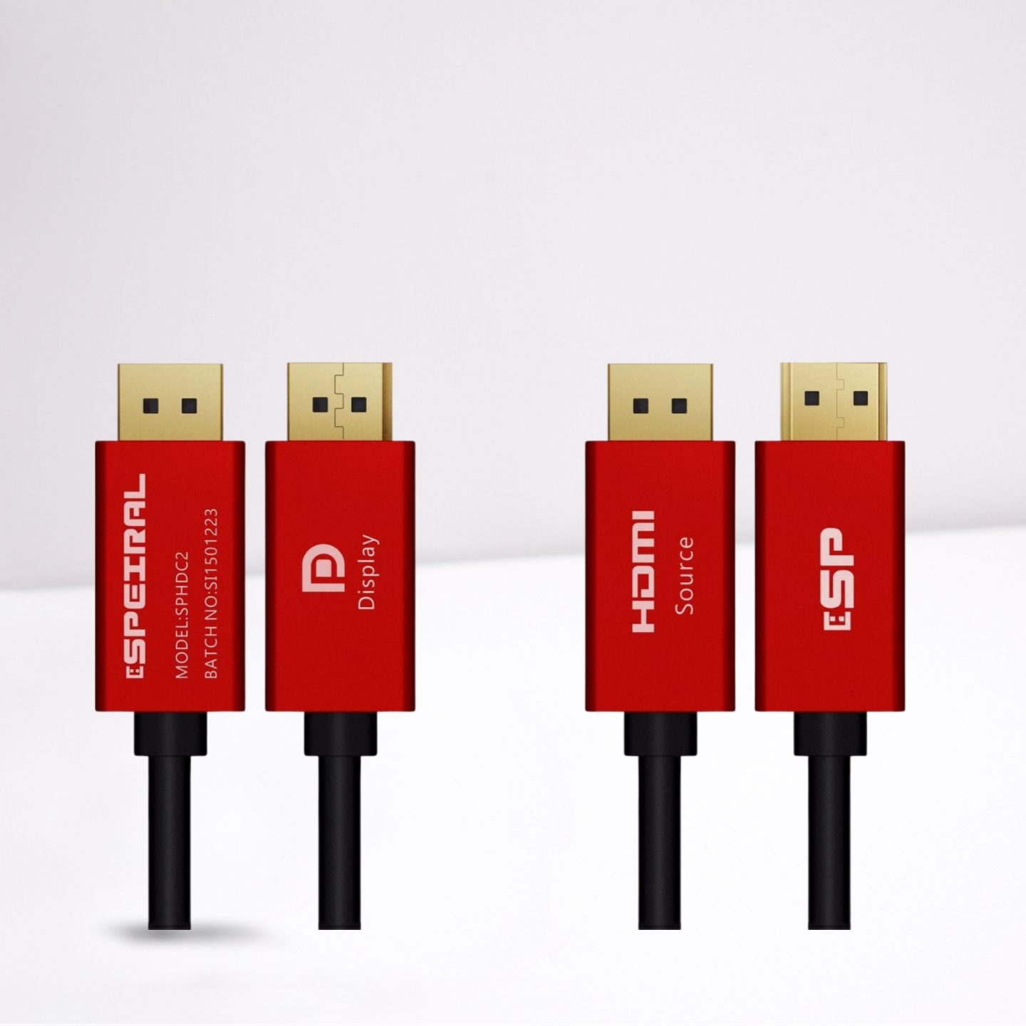 Hdmi To Dp Cable | 4K 60 Hz | Male To Male |Hdmi To Displayport Video Cable Oxygen-Free Copper Cable |Gold- Plated Connector 3 Hdmi To Dp Cable | 4K 60 Hz | Male To Male |Hdmi To Displayport Video Cable Oxygen-Free Copper Cable |Gold- Plated Connector - Image 3